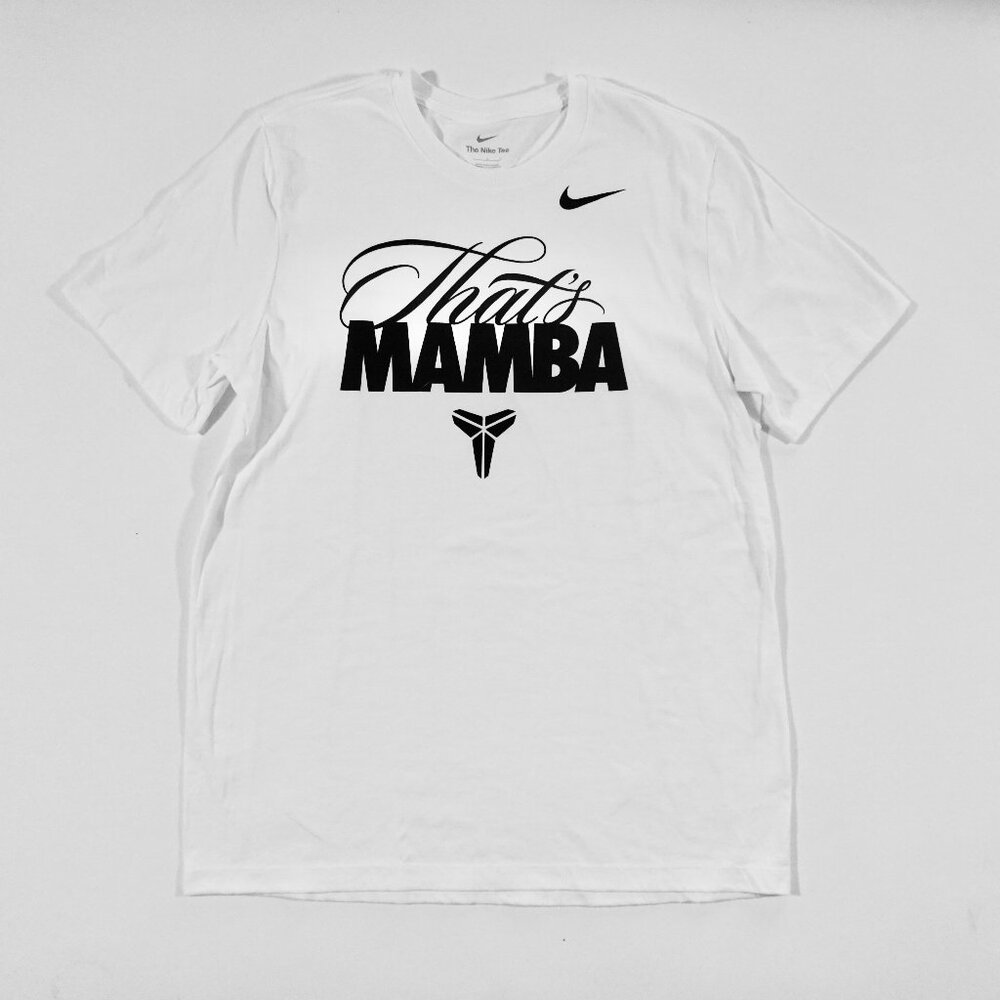 Nike That's Mamba Kobe Bryant T-Shirt Mens Size L White Basketball NBA Lakers